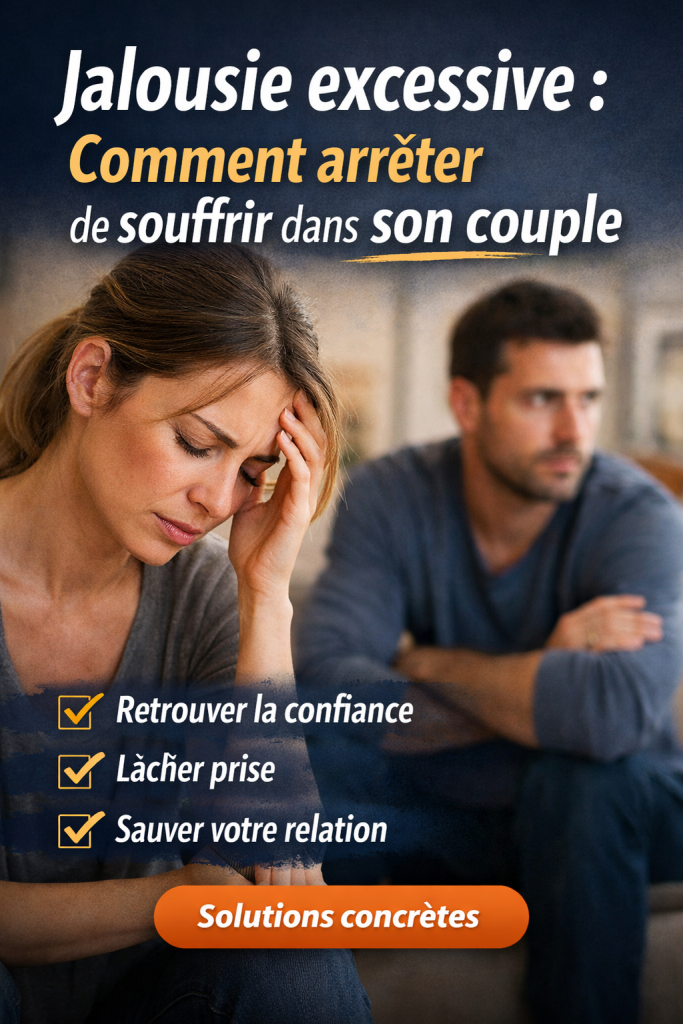 jalousie excessive couple femme anxieuse homme distant comment arrêter jalousie relation en crise