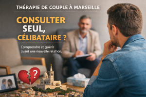 Thérapie de couple à Marseille : consultation individuelle d’un homme seul avec un thérapeute